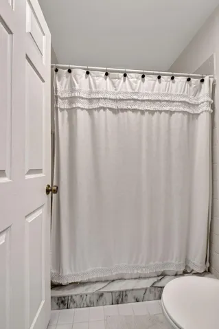 Master shower