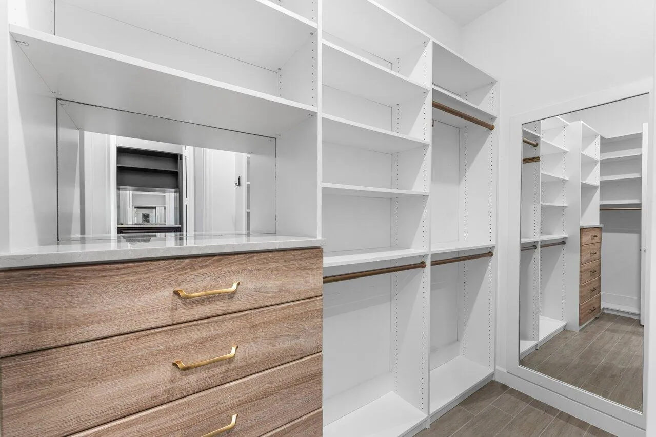custom closet primary room