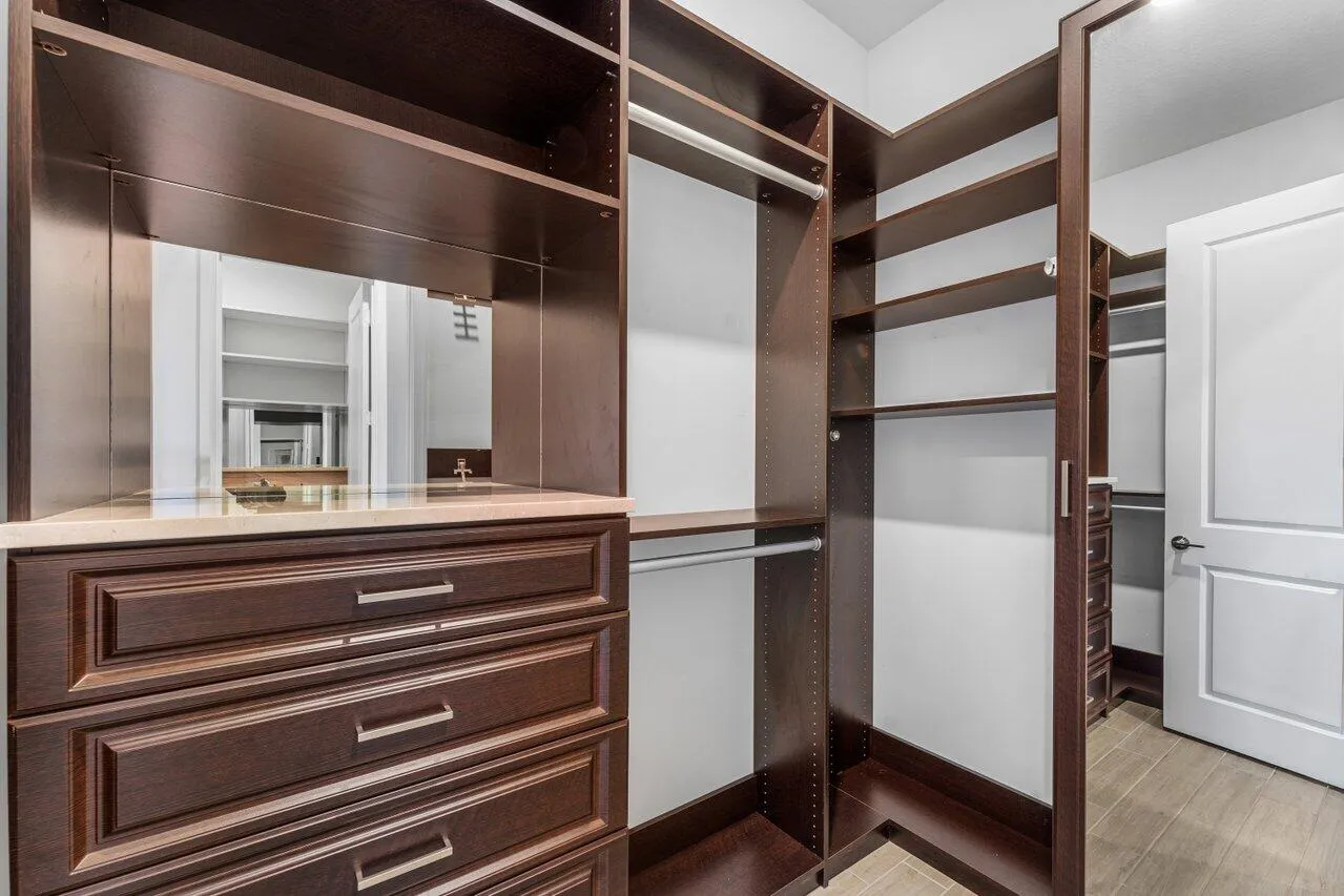 custom closet primary room