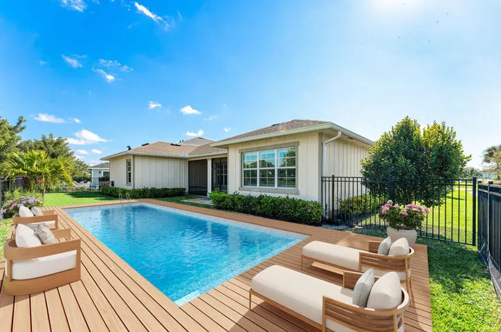 Virtually Staged Pool