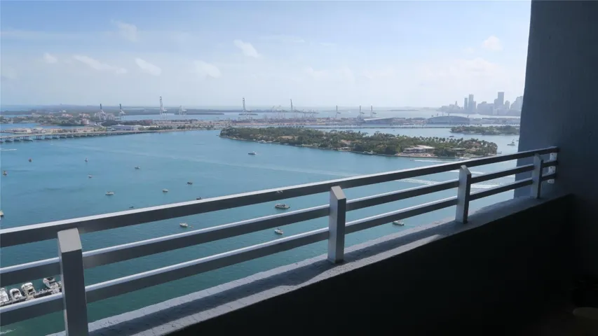 Stunning views from apartment balcony