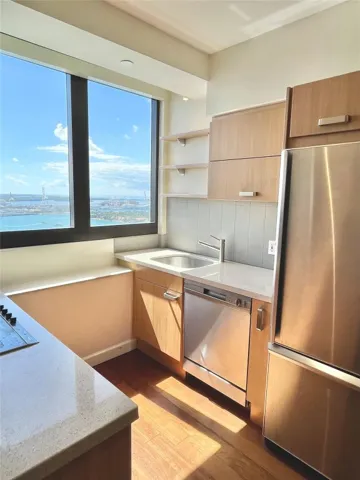 Custom Kitchen with Bay/Ocean views