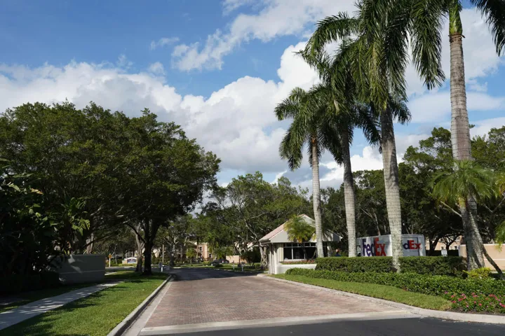 gated entrance