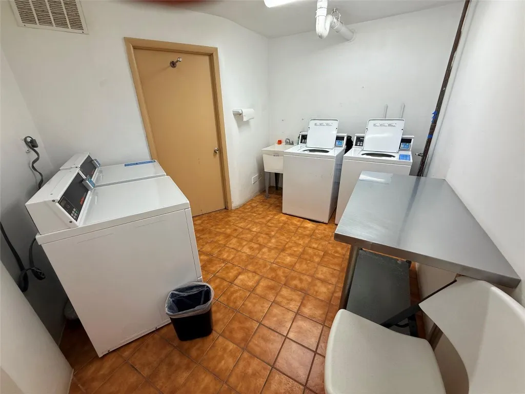 Laundry room on each floor