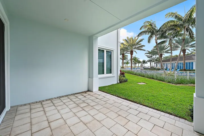 First Level Covered Patio