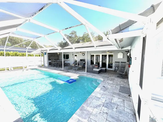 Rear Screened Pool Area