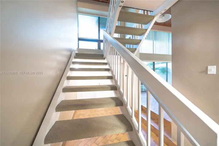 Stairs to the second level