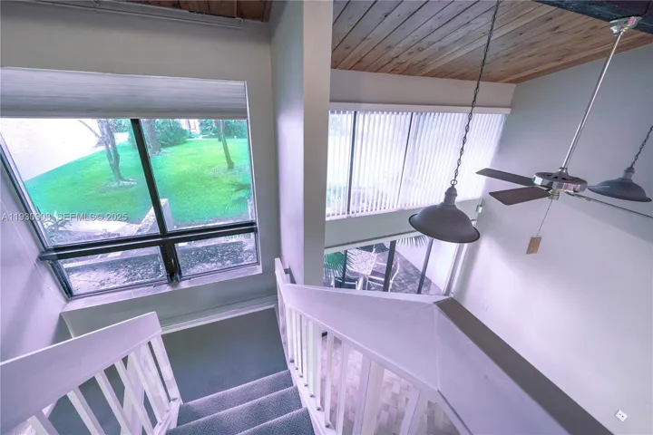 Stairs to the second level