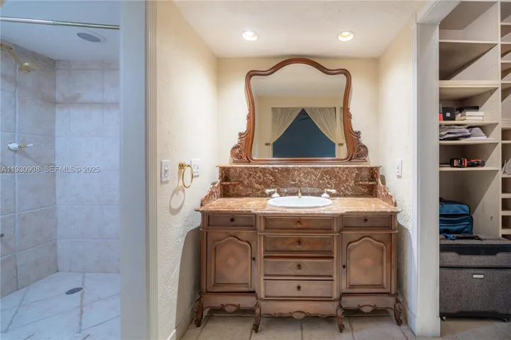 Bathroom with a shower