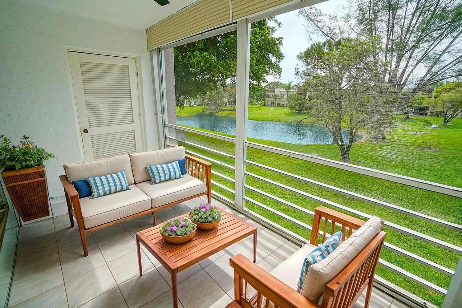 Private Balcony - Virtually Staged