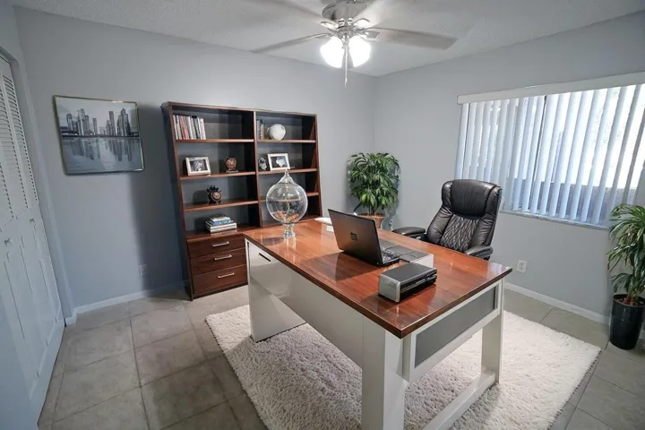 2nd Bedroom as Office - virtually staged
