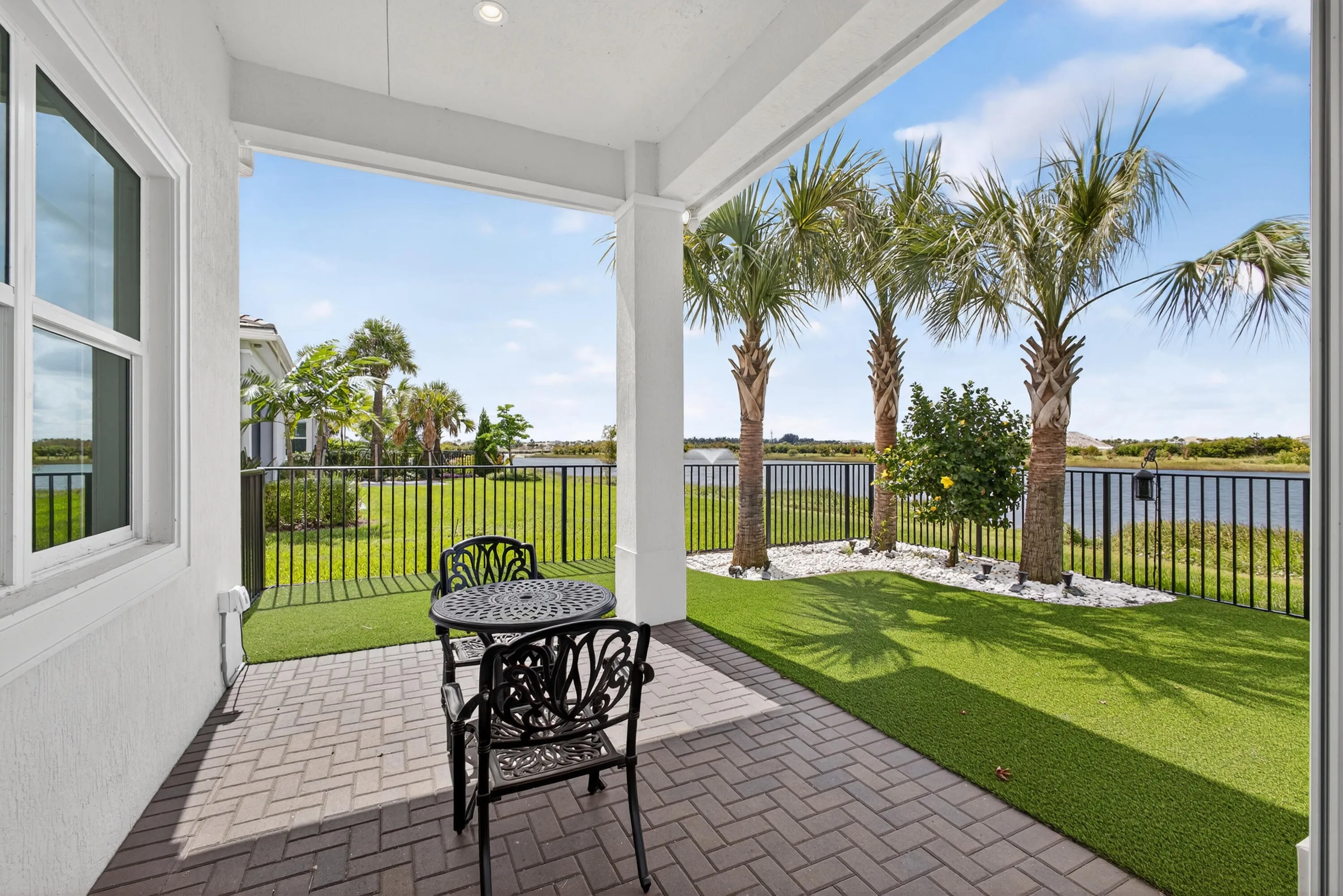 Backyard view