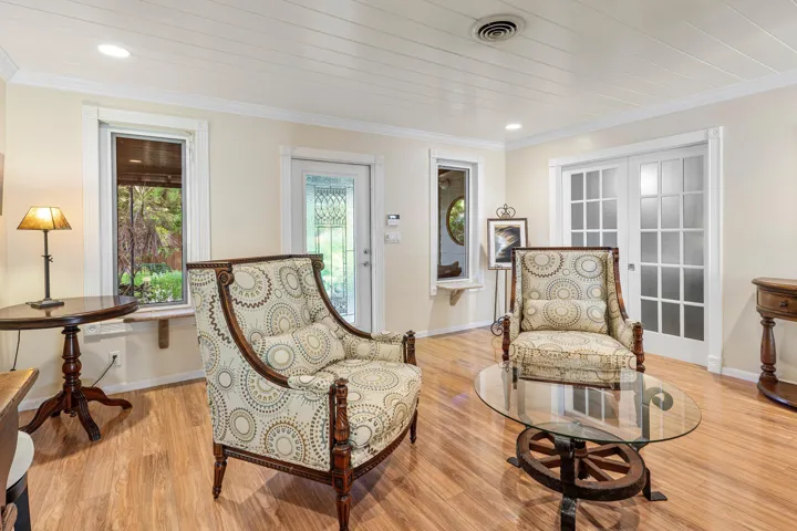Entry Way with fireplace