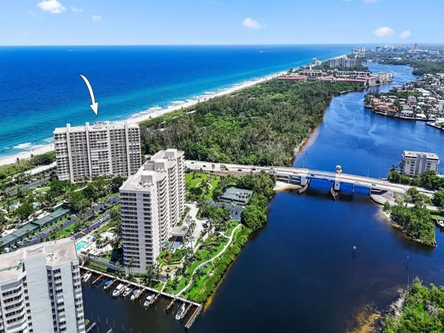 Oceanfront Penthouse with 25+ Mile Panoramic Views, Private beach, marina, pool, and tennis courts