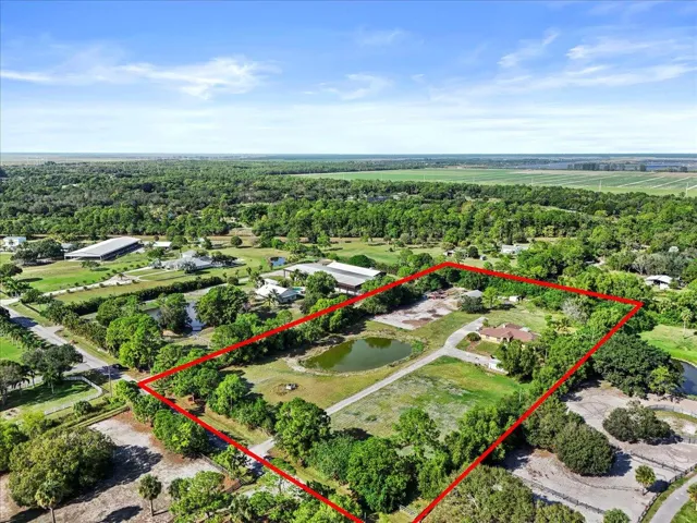 Aerial View or property 5 acres
