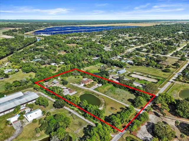 Aerial View or property 5 acres