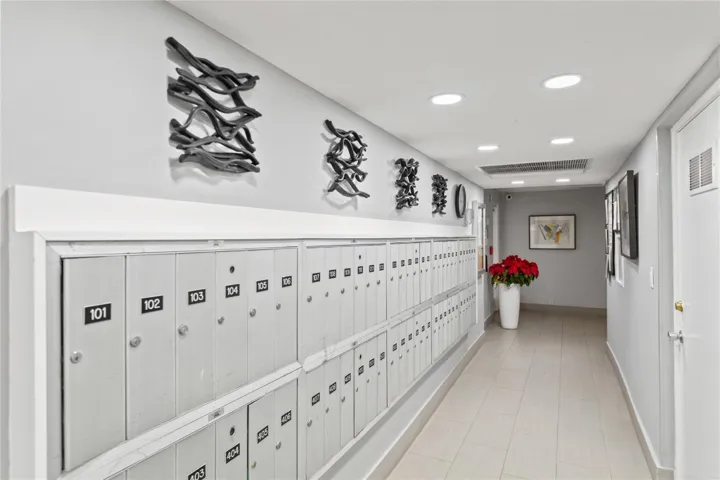 Mail Room in Lobby
