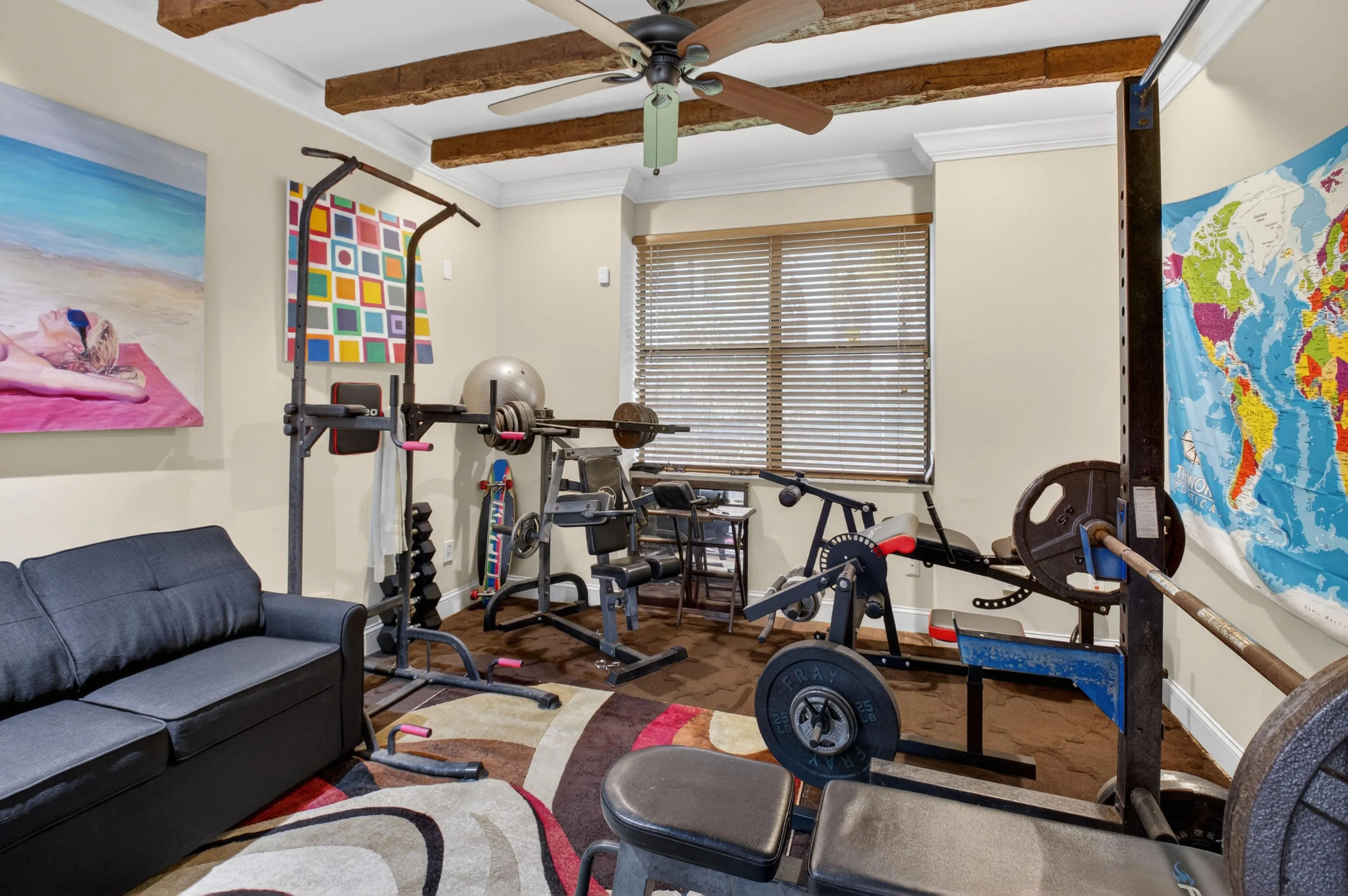 3rd bedroom/The Gym