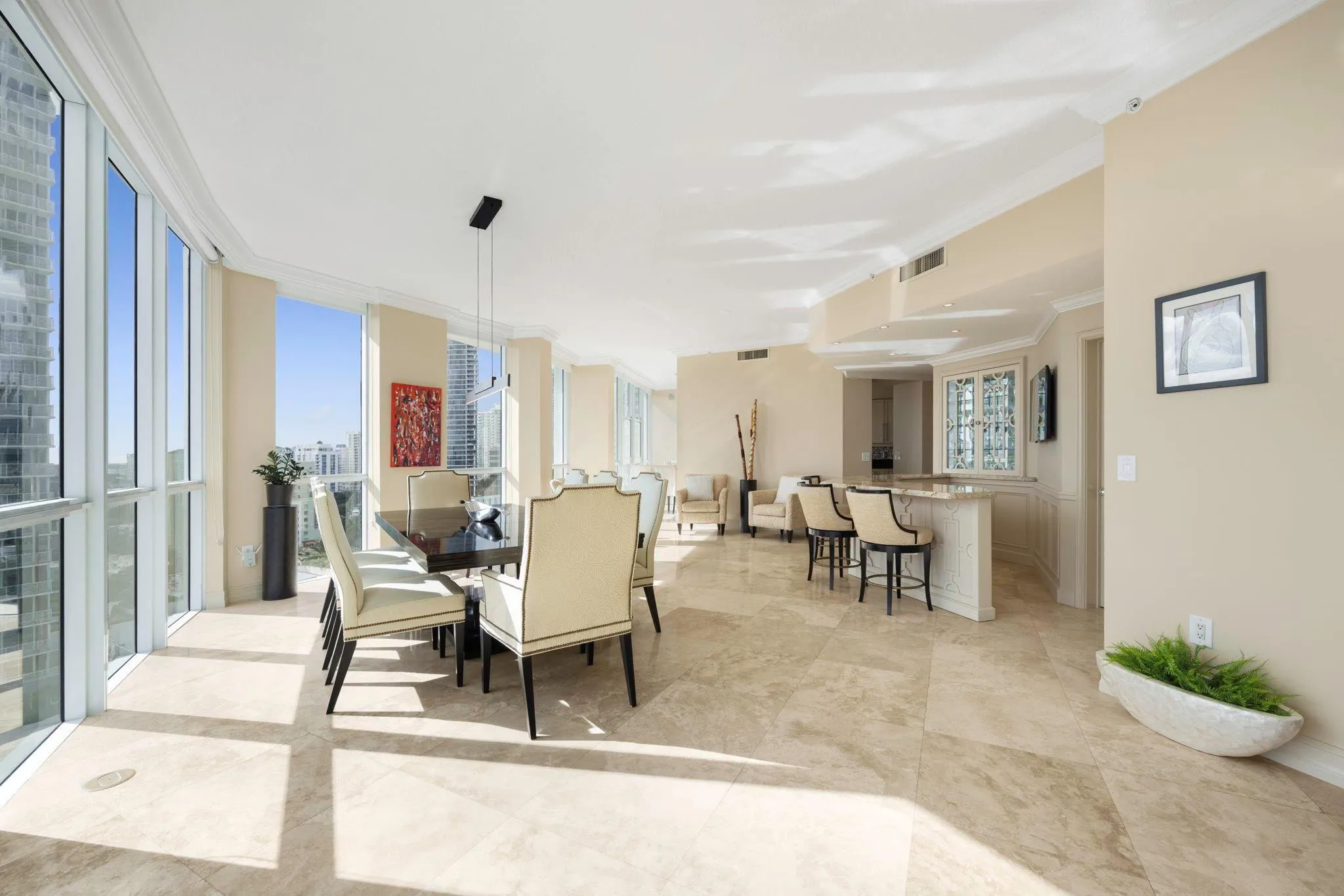 Dining + Sitting Area + Bar
