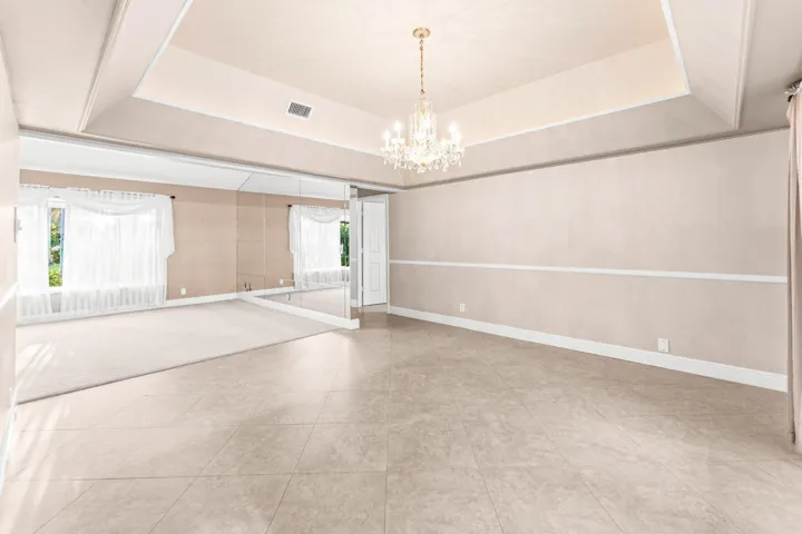 Formal dining area