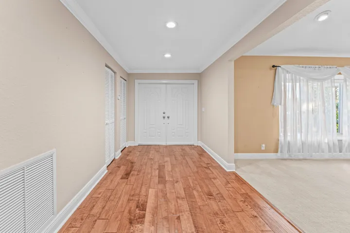 Front door view from family room