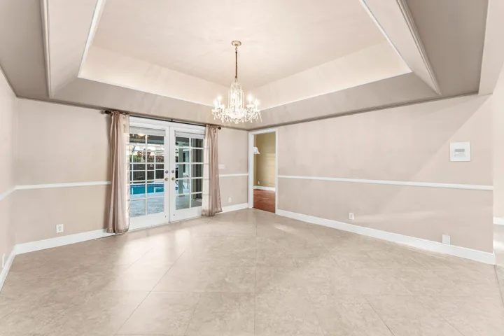 Formal dining area