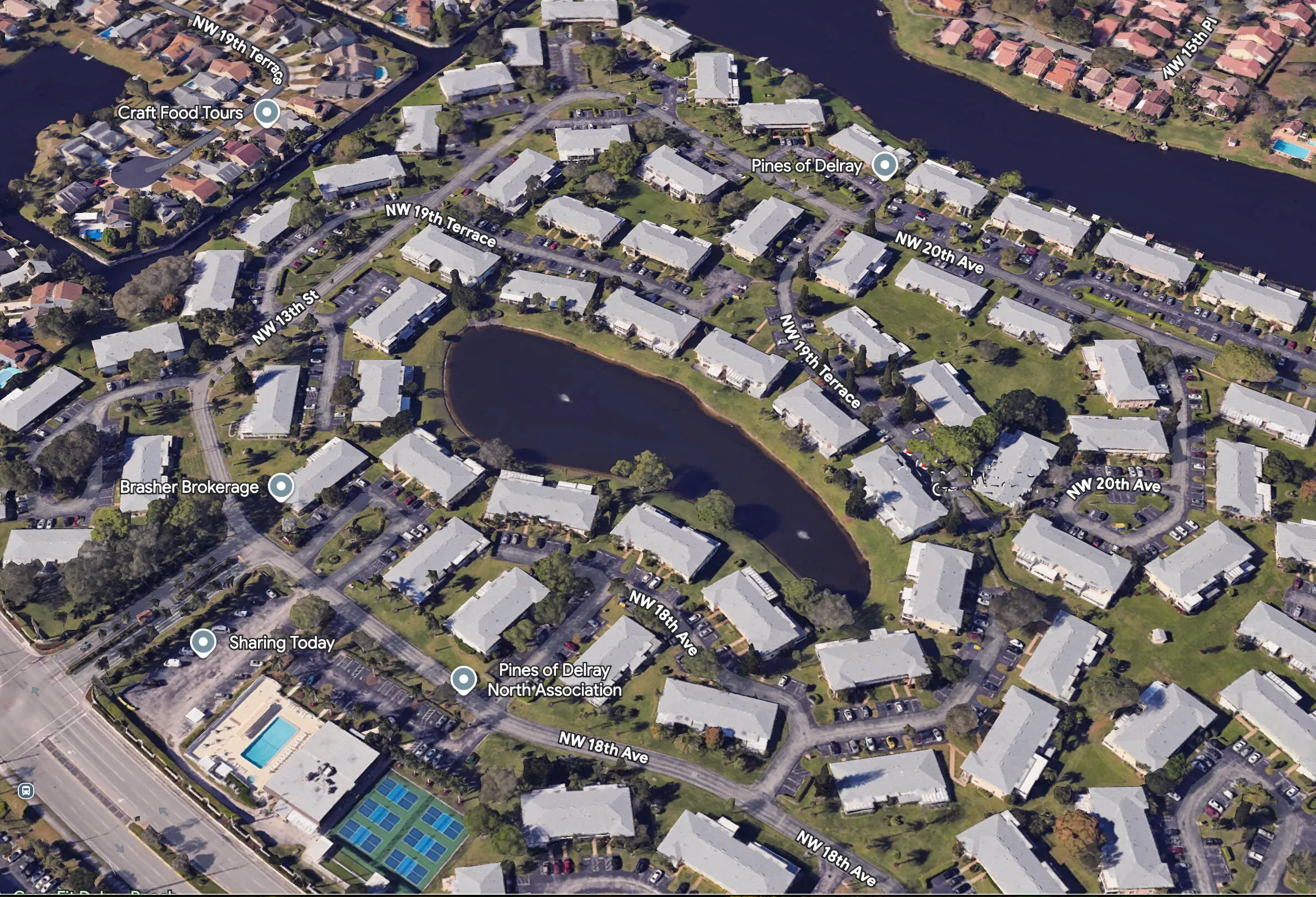 aerial of community