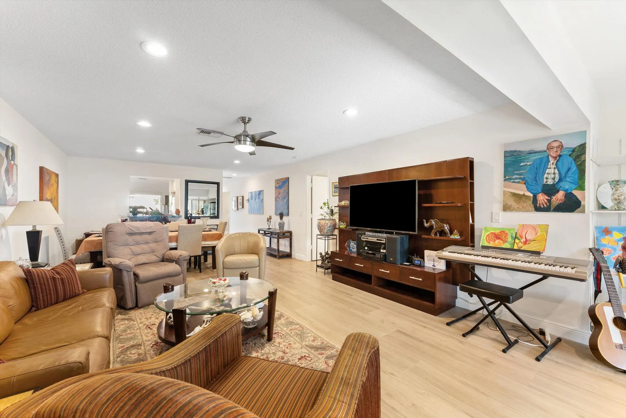Open, flexible floor plan