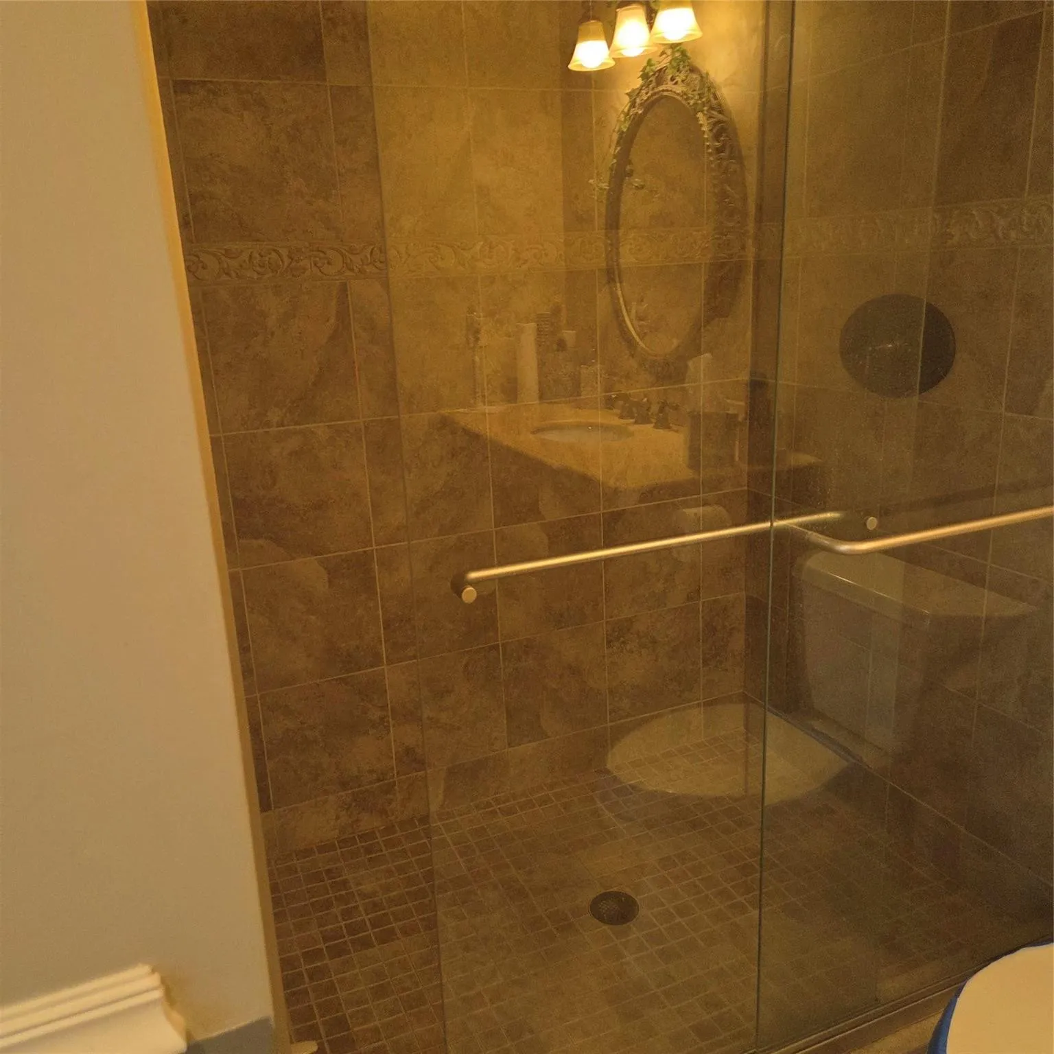 Beautiful walk-in shower