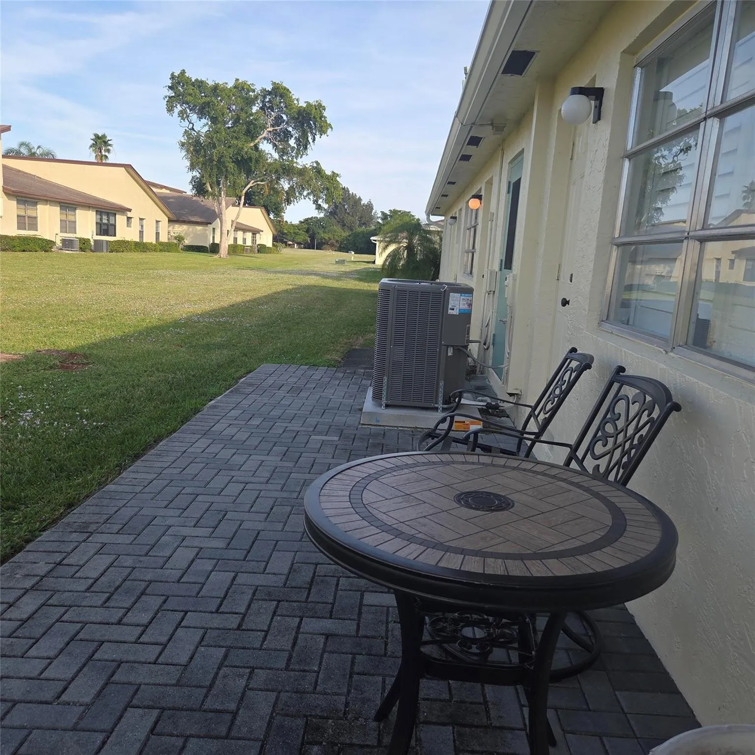 Beautiful back patio for entertaining