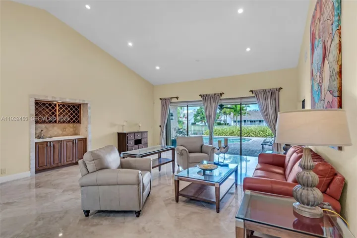Great Room facing the pool