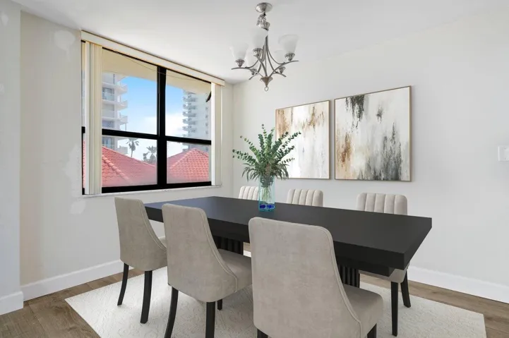 Dining Room Staged