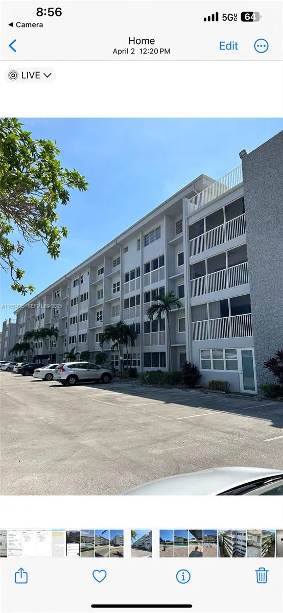 Top apartment at right corner
