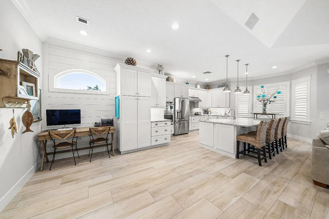 Spacious open kitchen