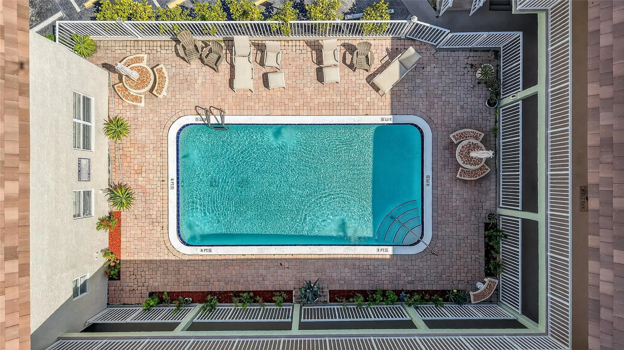Aerial of Community Pool