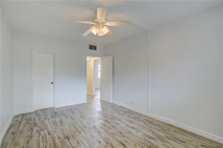 Bedroom shown unfurnished