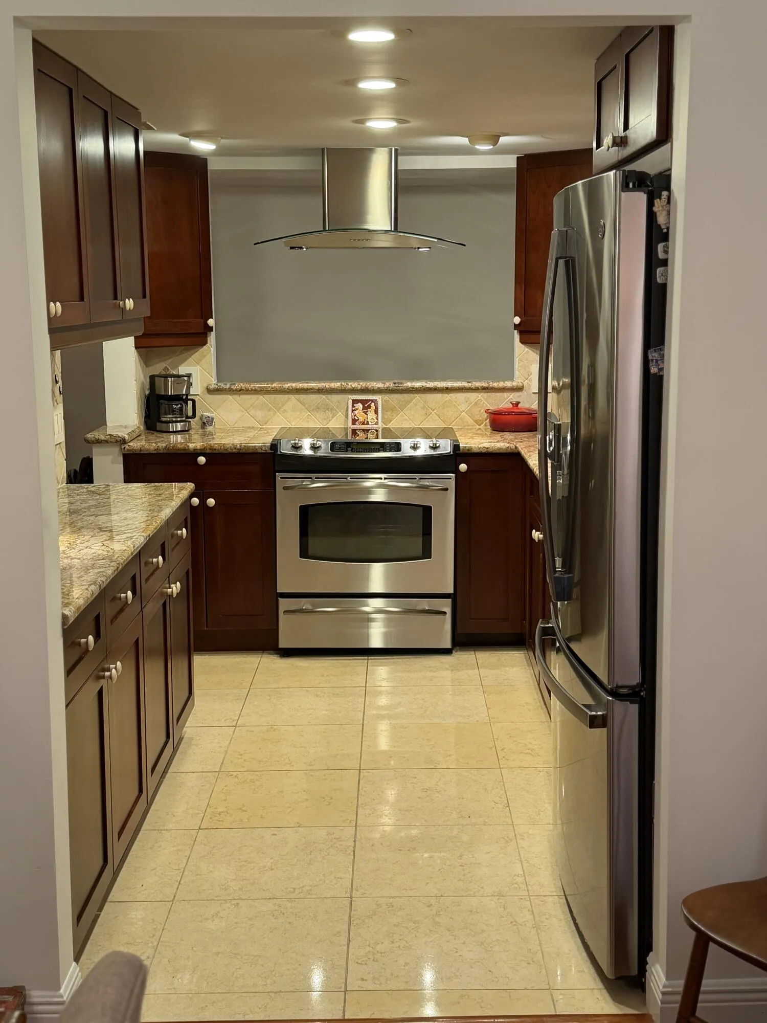 Kitchen Entry from Dining Room