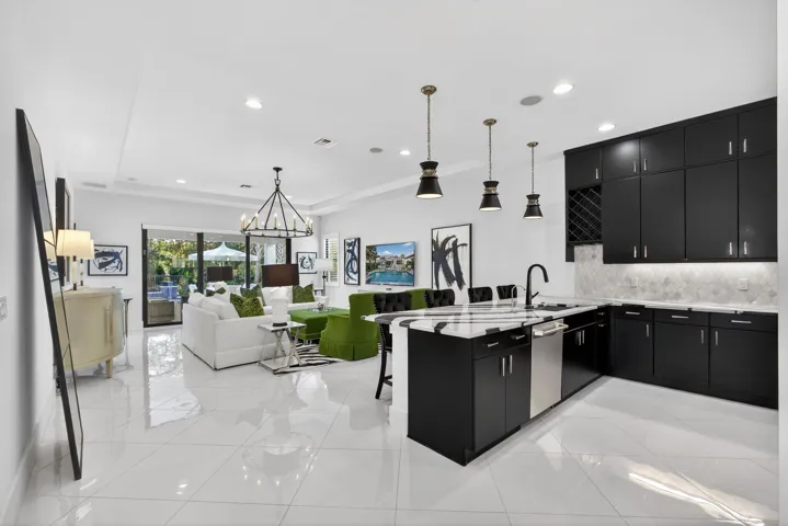 Kitchen and Living Room
