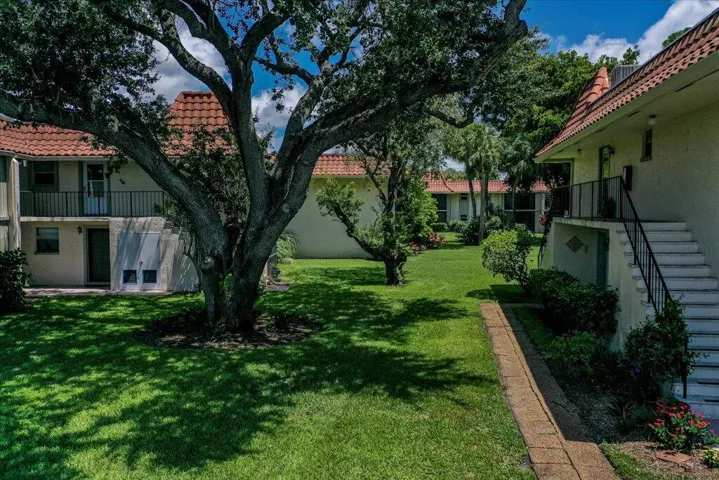 Well-maintained grounds