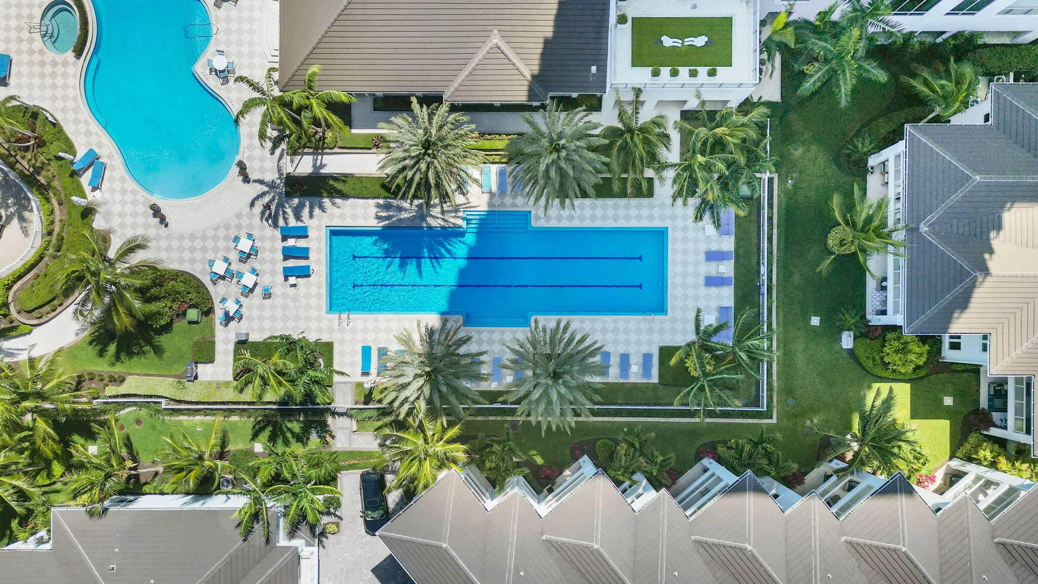 1 Water Club 603_Pool Arial