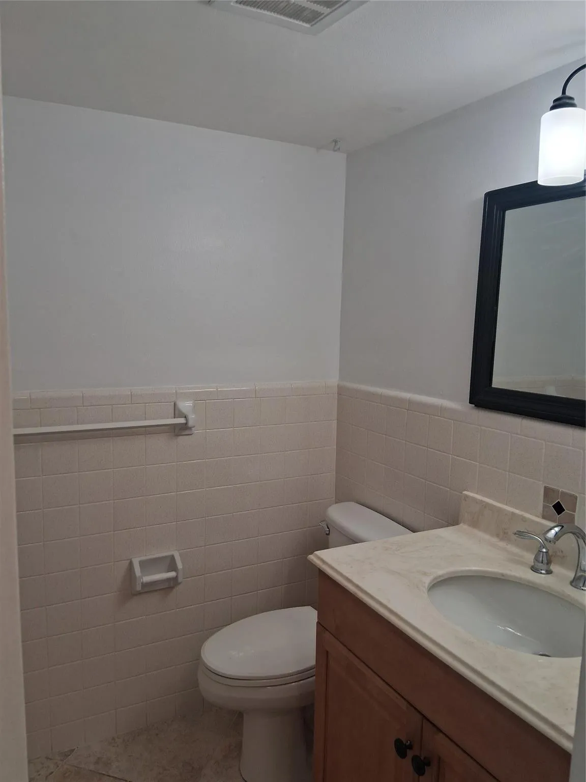 half bath entry level buyer can add shower & washer/dryer
