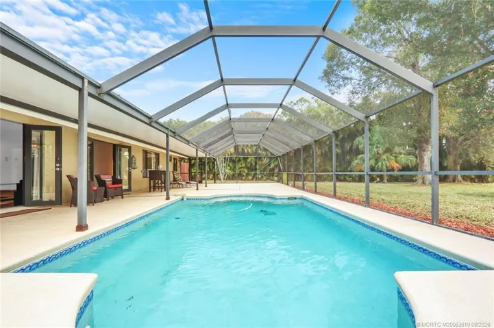 Inground Pool with Screened Enclosure