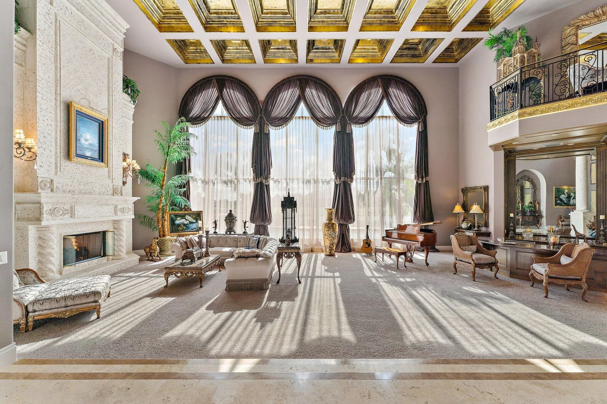 Soaring ceilings