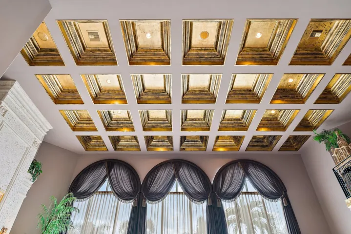 Soaring ceiling detail