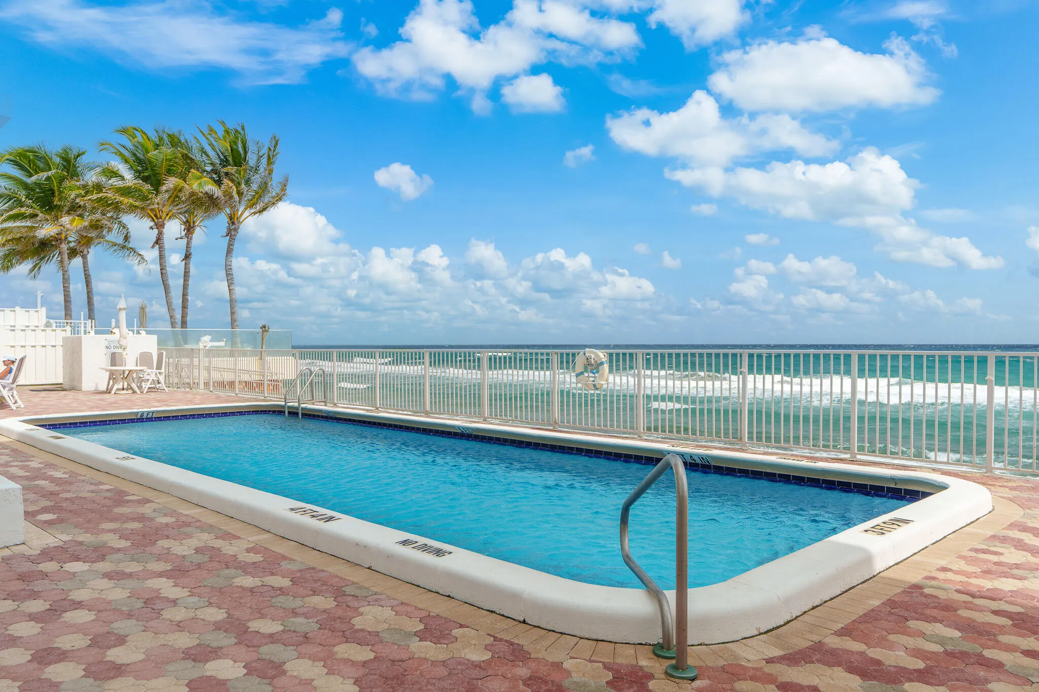 Oceanside Pool Over Seawall