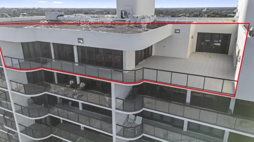 One of 4 penthouses on the roof; one of only 2 that have this layout