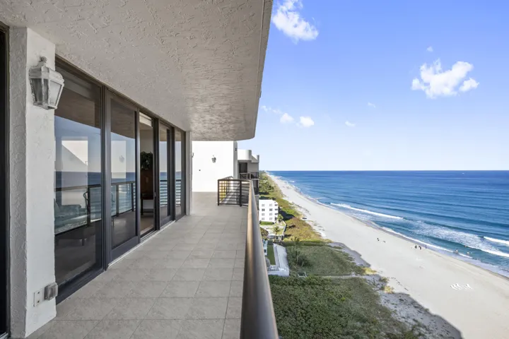 Approx 6 ft Deep Balconies surround the residence