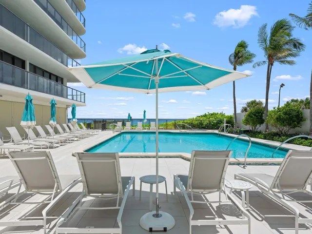 Large pool and spa