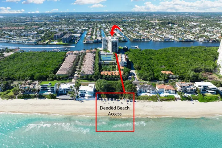 Deeded private beach