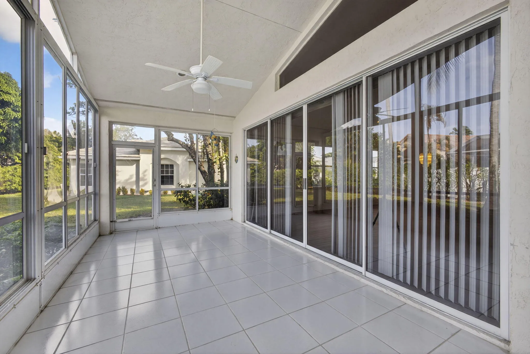 Florida room with lockable door
